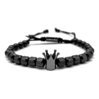Βραχιόλι Crown Black