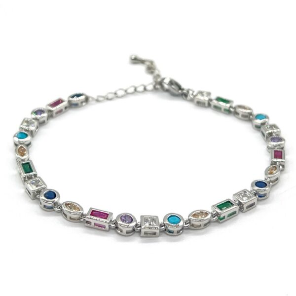 Βραχιόλι Gemstone Candy Cubic Silver