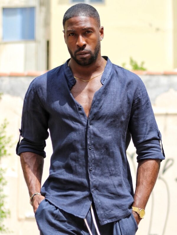 Πουκάμισο Aiden Dark Blue
